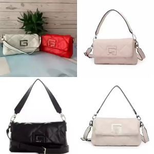 gs Guess Home Foreign Trade New Fashion European and American Fashion Big G Womens Letter Shoulder Crossbody  Rhombus Bag