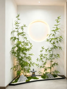 New Chinese Style Zen Interior Decor Fake Bamboo