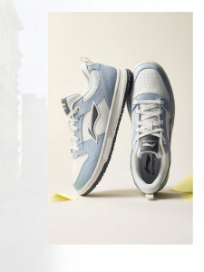 Li-Ning | Giày Thể Thao Da Nam ĐầU Tròn Cổ Điển