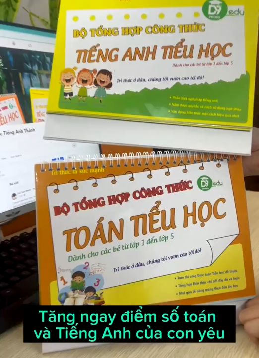 Bộ Lịch Công Thức Giản Nhanh Toán Tiểu Học Tổng Hợp Kiến Thức Dành Cho ...
