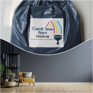 CAT TEMBOK 1 KG PREMIUM INTERIOR DAN EXTERIOR WARNA ABU TUA