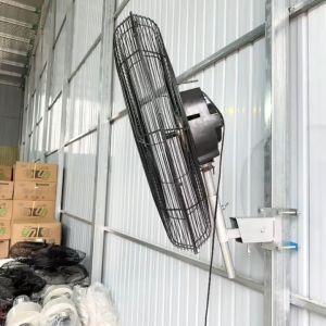 QUẠT CÔNG NGHIỆP TREO TƯỜNG LỒNG 70CM SẢI CÁNH 65CM LẮP ĐỘNG CƠ MÁY GIẶT