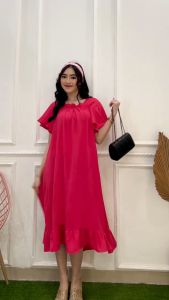 Promo Gratis Ongkir Daster Lily Cringkel & Dress Wanita Terbaru