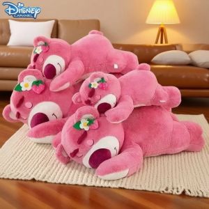 Disney | *New In Stock -Disney Kawaii Doll Toy Story Cute Bear Strawberry Sofa Plush Pillow Stuffed Toy Kids Birthday Decor Kids Gift；‘【】