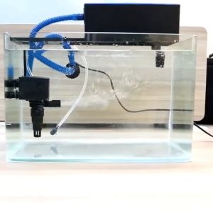 Paket Filter Penyaring Kotoran Akuarium Aquarium Aquascpae Mesin Pompa Aquarium Top Filter Box Komplit 3 in 1 Rosston 1200 Lengkap Gratis Busa