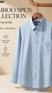 Áo sơ mi Việt tiến tay dài (38-44)