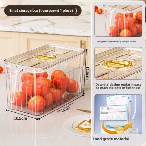 ASCOR | Food Grade Refrigerator Storage Box for Organizing Vegetables Fruits and Eggs | A Great Pick for vegetable fresh Lovers