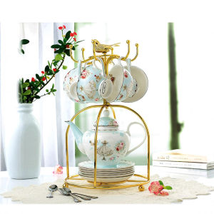 ZHIZHOU | Gilded Bone China Attractive Tea Set