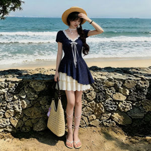 Ge·an·fei | Elegant French Floral Printed Two-piece Style Short Dress