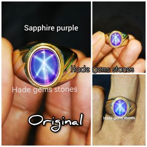 CINCIN BATU AMERICAN PURPLE STAR 6 PERFECKT di JAMIN ORIGINAL