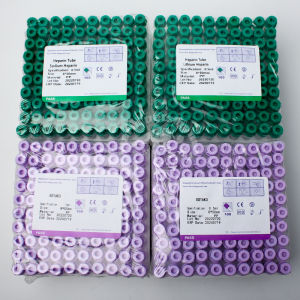 100pcs Micro Blood Collection Tube 0.5ml 1ml Lithium Sodium Heparin EDTAK3 for Human Animal Veterinary Consumables