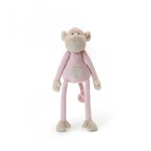 Baby Plush Toy Lovey Soft Monkey Stuffed Animal Pacify Doll Soothing Toy Great Gift for Newborn/Infant/Toddler