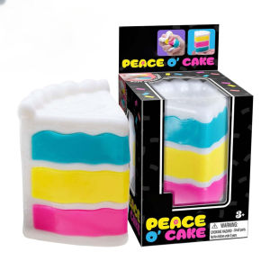 Nee Doh Peace O Cake Sensory Squeeze Toy Stress Relief Fidget Toy