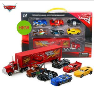 Mainan Mobil Truck Cars Mc Queen Metal Set