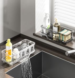 Kitchen Sink Drain Rack & Sponge Storage Organizer: A Multi-Purpose Solution