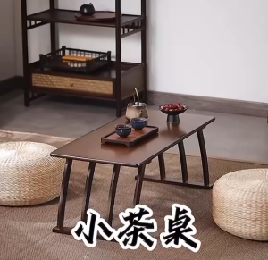 Bamboo Tea Table 60/70/80/100cm Multi Functional Bay Window Table Tatami Table Coffee Table Balcony Sitting Table Learning Table Meja Teh 小桌子/茶几桌