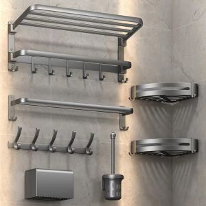 Bathroom Shelf Aluminum Towel Rack