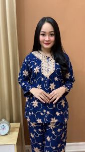 One Set bintang kejora Renda / Setelan Wanita Rayon / Baju Arab Renda Busui / Model Terbaru Terkini
