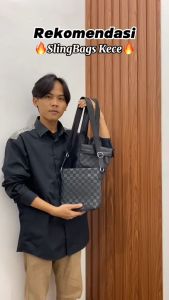 Max-Mor M147 Tas Selempang Bahu Pria Tas Kulit Pria Tas Jalan
