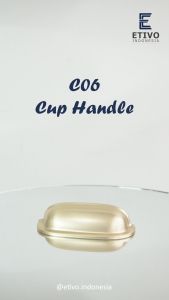 Etivo C06 Round Cup Handle | Tarikan Pintu Laci Tangkup Bundar Klasik - gold