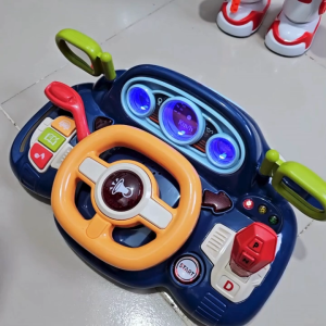 Đồ Chơi Vô Lăng Có Nhạc Đèn Montessori Có Nhạc Đèn Chạy Pin Bằng Nhựa Cao Cấp Cho Bé Vận Động Tinh -shopcuabe