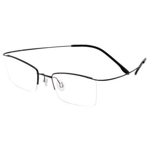 LUYING | Ultra-light Anti-fatigue Prescription Glasses for Presbyopia Titanium Half-frame Stylish Simple