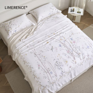 LIMERENCE | Bộ Đồ Chăn Ga Gối 4 Mảnh Lenzing Lyocell Áo