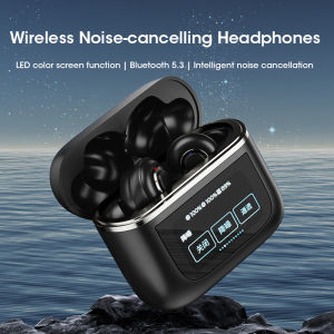 Niye Tour Pro 2 ANC Wireless Bluetooth Earbuds LCD Touch Screen Visible Earphones Stereo Waterproof Headset Built-in Mic 2024 New