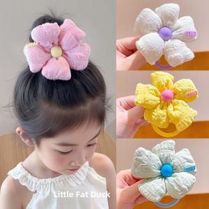 Korean Style Girls Hair Accessories High Elasticity Durable Hair Ties And Hair Bands Beautiful Hair Accessories for Kids