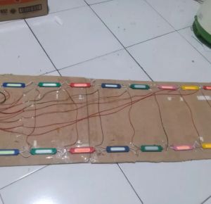 Hiasan dinding lampu ampu led kolong kanal bis bak truk modul kolong kanal bis bak truk running otomatis bisa atur manual 6 titik 14 pcs sudah dirangkai komplit kabel tinggal pasang super terang