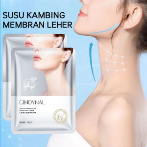 CINDYNAL Masker Pemutih Leher 10 Pcs  / Masker Leher Susu Kambing / Masker Leher Mengencangkan dan Pelindung leher pelembab kulit lembut
