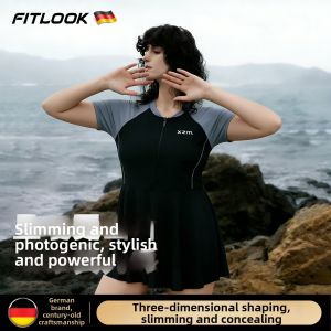 fitlook | New Plus Size Womens Swimwear Conservative and Flattering For Large Body Types