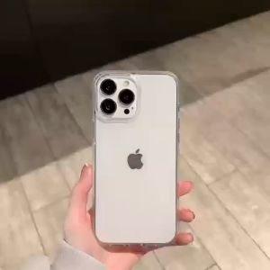 SPGN Case Space Apple iPhone 11 | 11 Pro | 11 Pro Max | 12 | 12 Pro | 12 Pro Max | iPhone 13 | 13 Pro | 13 Pro Max | 14 | 14 Pro | 14 Pro Max | 15 | 15 Pro | 15 Plus | 15 Pro Max Casing With Military Grade Protection Case Transparant