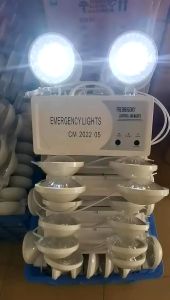 Lampu Emergency 8000mAH: Lampu Darurat Dua Kepala yang Dapat Diisi Ulang