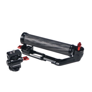 Tay Cầm Gimbal Cầm Tay Bằng Sợi Carbon Với Giá Đỡ Nhôm Gắn Ray NATO Dành Cho DJI Ronin RS4/4Pro RS2 RSC2 RS3PRO RS3Mini