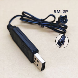1/2PCS 3.7V/7.4V USB Charger Cable For RC Toys SM/JST/XH2.54 Connector Li-ion Battery Charging Cord for Remote Control Car