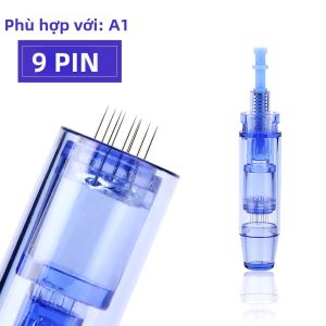10 Chiếc Hộp Kim Siêu Nhỏ Cho Bút Điện Dr Pen A1 A6 M5 M7 N2 MYM - Kim Tròn 9/12/36/42 Cho Hệ Thống Vi Kim Không Dùng Điện Bằng Nhựa Dùng Trong Liệu Pháp Trung Bì