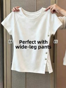 V.C.I | Slim Cotton Short Sleeve Tee for Women Summer