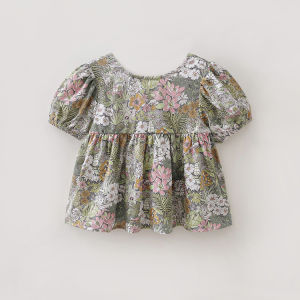 Marc&Janie | Bubble Sleeves Cotton Girls Shirt