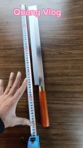 Dao chuyên thái sashimi thép không gỉ hàng rèn thủ công daif 50 cm