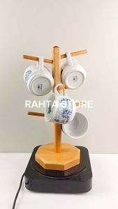 KT116 - Cantolan Cangkir Kopi Model Ranting / Rak Gelas / Kapstok Cangkir / Gantungan Gelas kayu