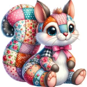 HUACAN 11CT DIY Cross Stitch Kit Sóc Động Vật Thêu Tính In Hình DMC Bộ Chỉ May Tay Nghệ Thuật Quà Tặng Trang Trí Nhà