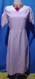 DRESS LENGAN PENDEK LILAC 189