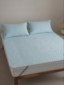 JALICE | Infant-safe Latex Mattress Pad Set Ice Silk Material Machine Washable