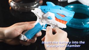 Đồ chơi súng nước điện Cá mập nhìn Súng nước Trò chơi bể bơi và bãi biển ngoài trời dành cho trẻ em