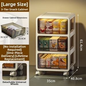 Kaman | No-Assembly Multilayer Drawer Storage Cabinet
