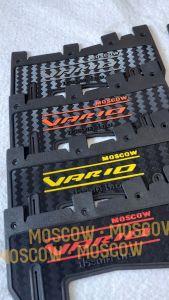 MUDFLAP VARIO 125 150 KARET PENAHAN LUMPUR VARIO 125 150 FI LED KARPET PELINDUNG MESIN DINAMO ALAS TATAKAN SPAKBORN KOLONG KARBON TULISAN THAILAND CARBON THAILOOK TIKAR MOSCOW IMPORT DECKPAD VARIO NEW VARIO OLD LED FI CONNECTED ABS