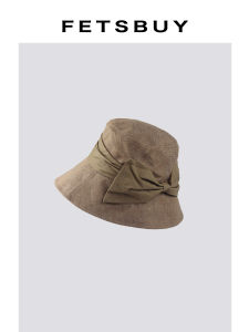 UV Protection Retro Herringbone Fisherman Hat Large Brim
