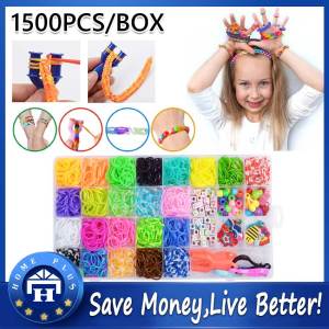 1500pcs Rubber Loom Bands Set: A Fun & Practical DIY Gift
