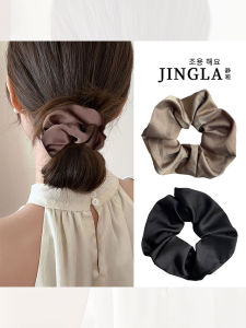 Silk Hair Ties Womens Low Bun Hair Bands New 2025 Fashion Hair Accessories Korean Style Fresh out Jingle Brand Headwear